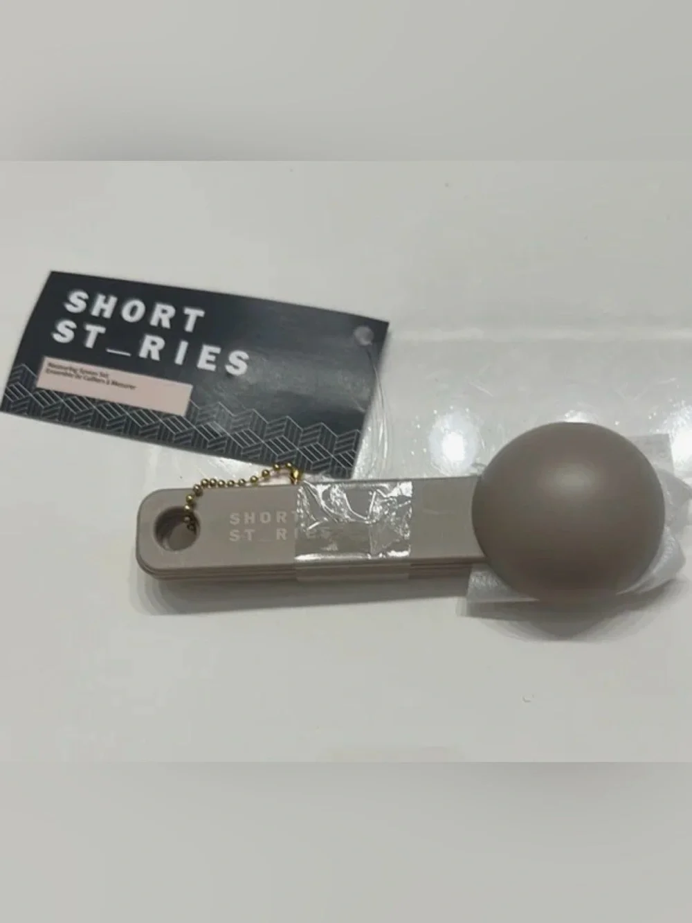 SHORT STORIES Beige Measuring Spoon Set